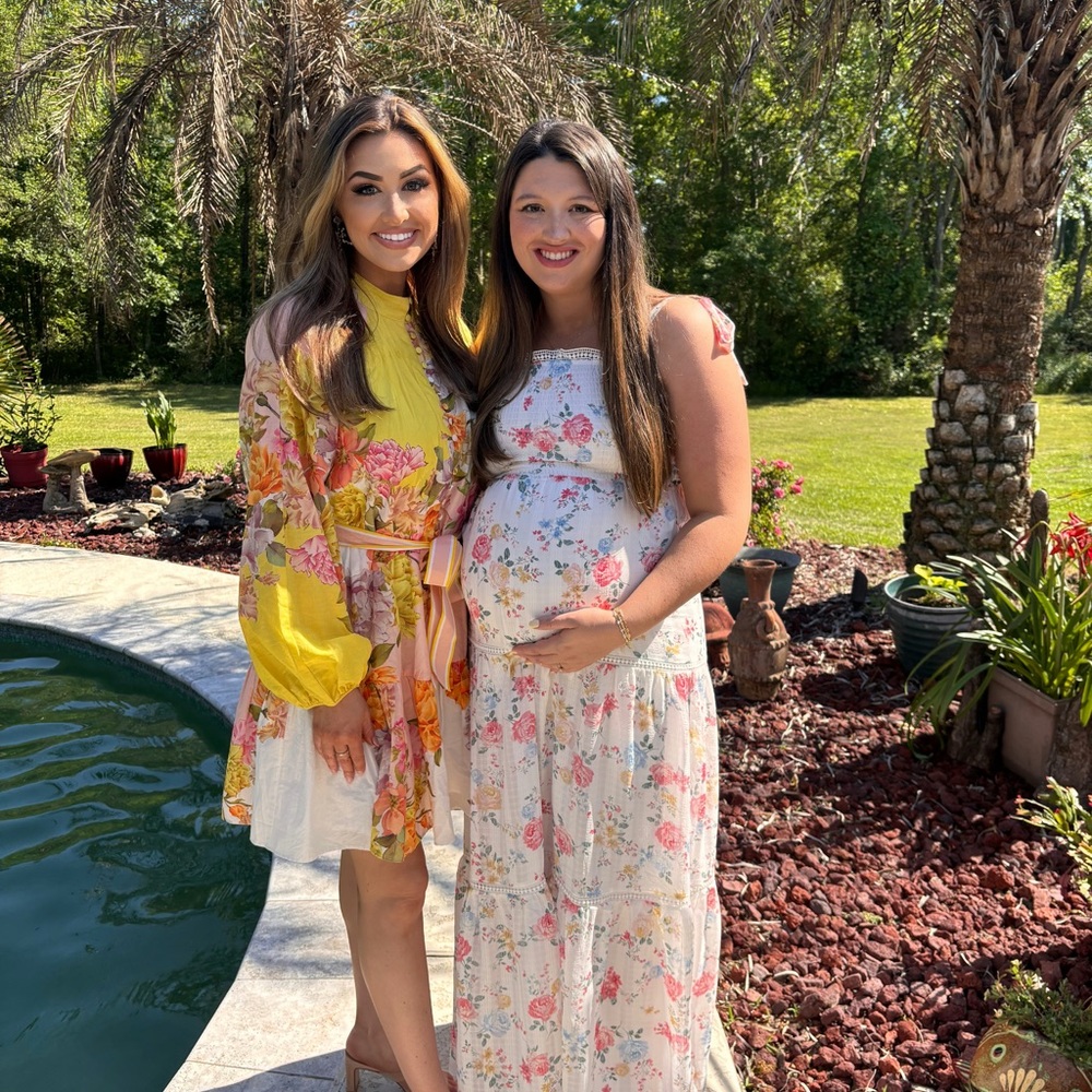 Antonio Melani Brynn floral long sleeve dress mini